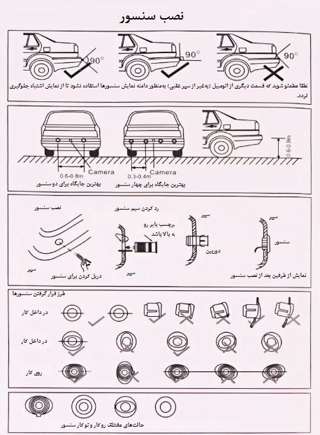 نصب سنسور دنده عقب چیتا